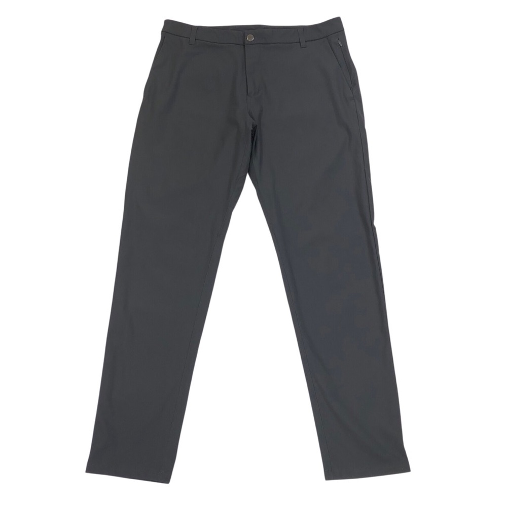 Lululemon Commission Pants Classic Warpstreme Stretch Size 36 36X32.5 Taper Legs